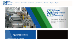 Desktop Screenshot of gcp-tissue.com.mx